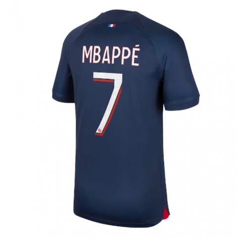 Paris Saint-Germain Kylian Mbappe #7 Replica Home Stadium Shirt 2023-24 Short Sleeve